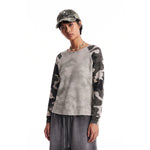Reversible Double-Sided Waffle Camo Long Sleeve Shirt
