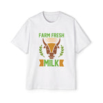 Farm Fresh Milk Graphic Tee-INNBLAC Fashion Apparel