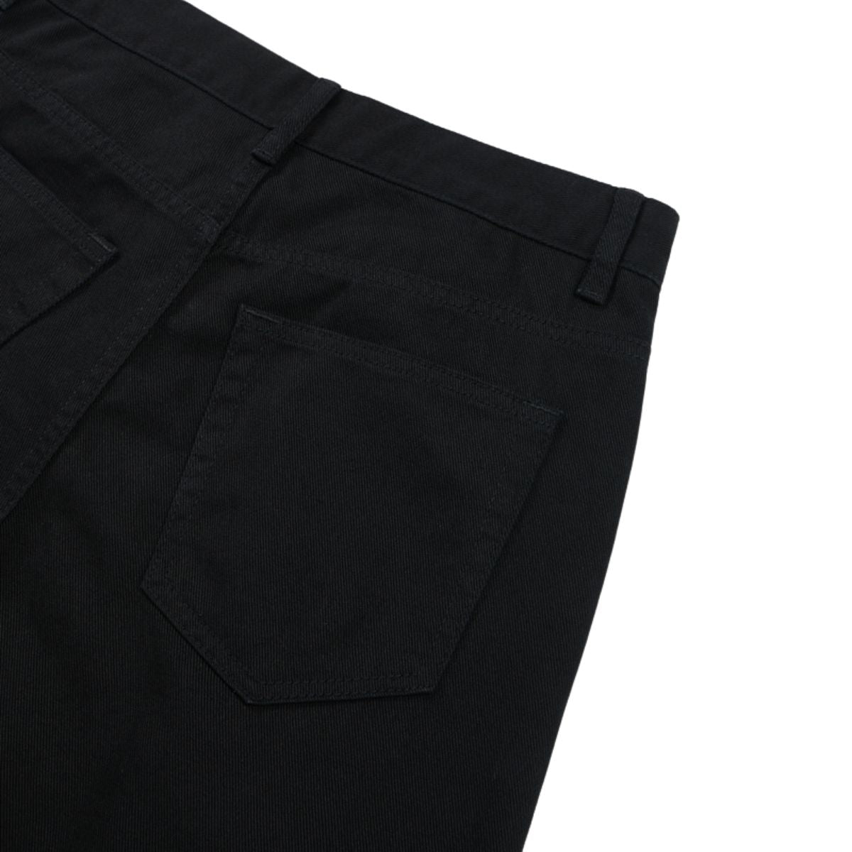 Button‑Fly Pleated Wide Leg Trousers