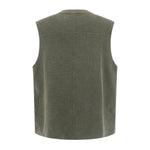 Vintage Washed Knitted Sleeveless Fitted Tank Top