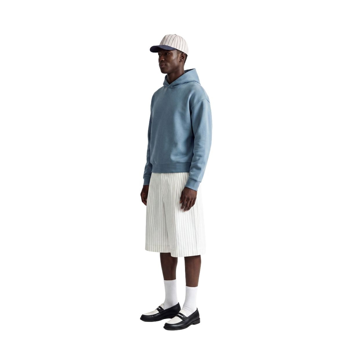 Heavyweight Fleece‑Lined Tailored Seamed Hoodie