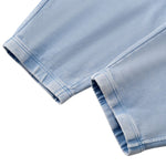 Loose Draped Wide‑Leg Washed Distressed Casual Pants