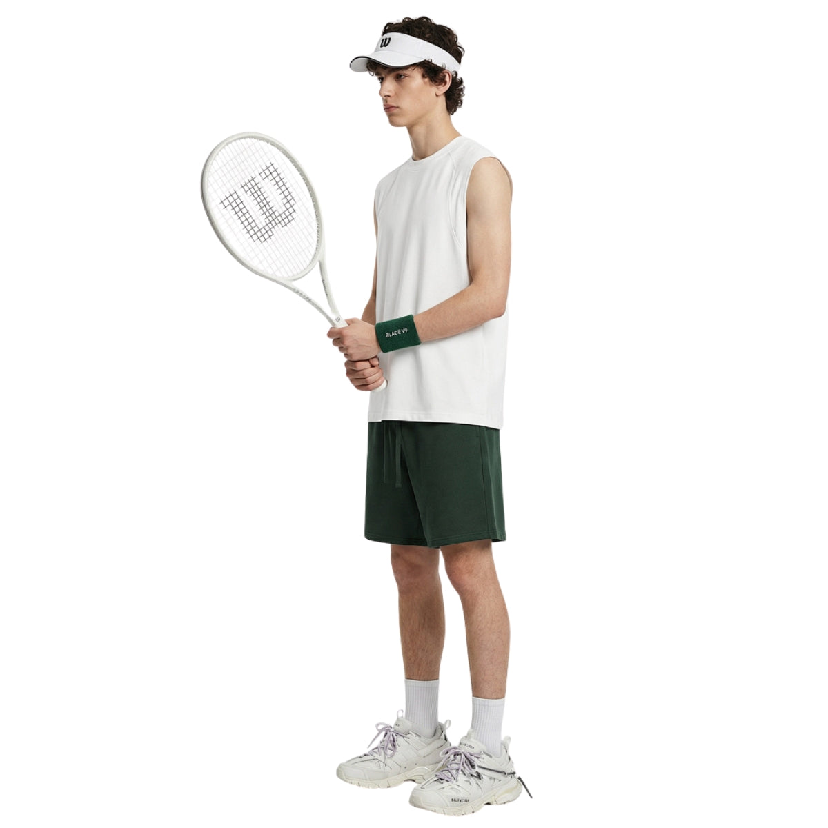 Panelled Back Seam Sleeveless T-Shirt