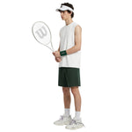 Panelled Back Seam Sleeveless T-Shirt