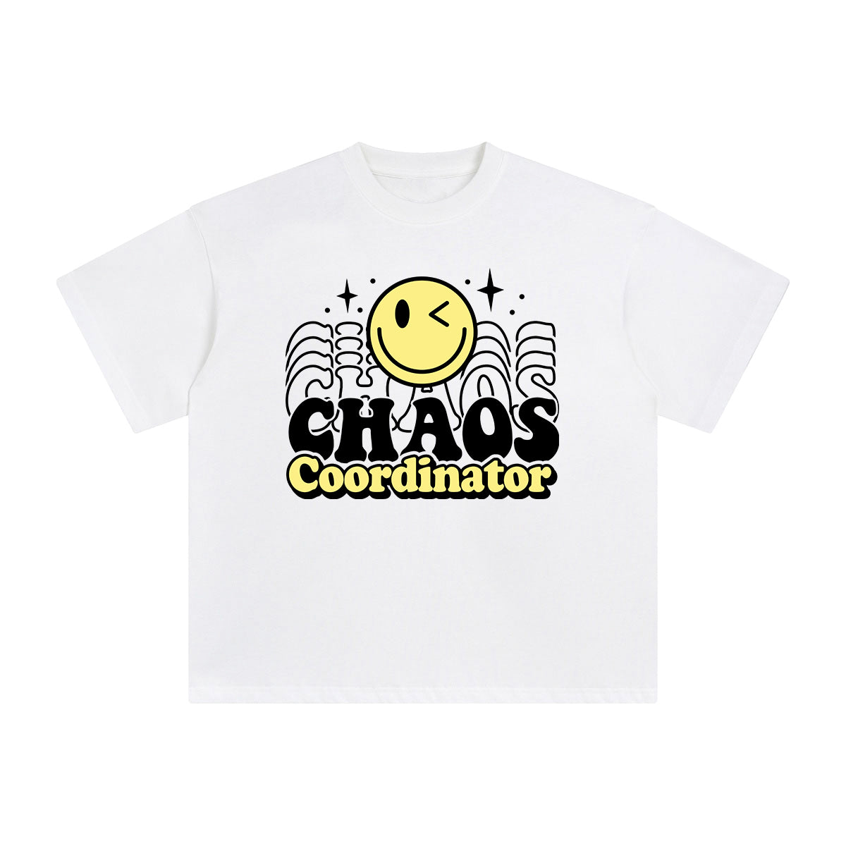 Chaos Coordinator Graphic Tee-INNBLAC Fashion Apparel