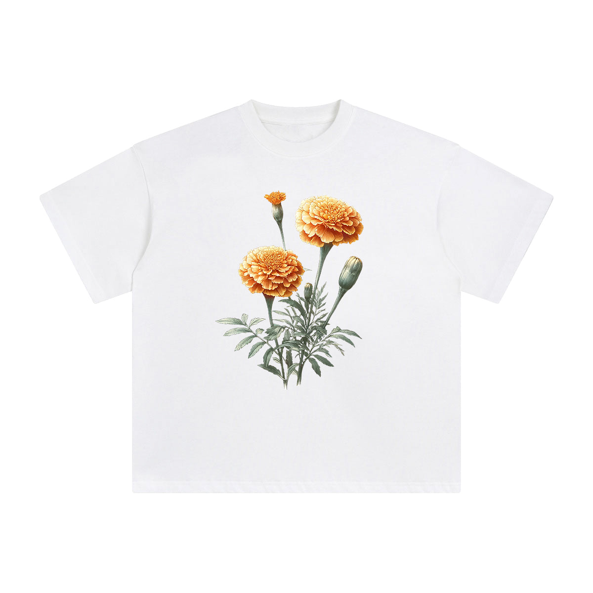 Marigold Graphic Tee-INNBLAC Fashion Apparel