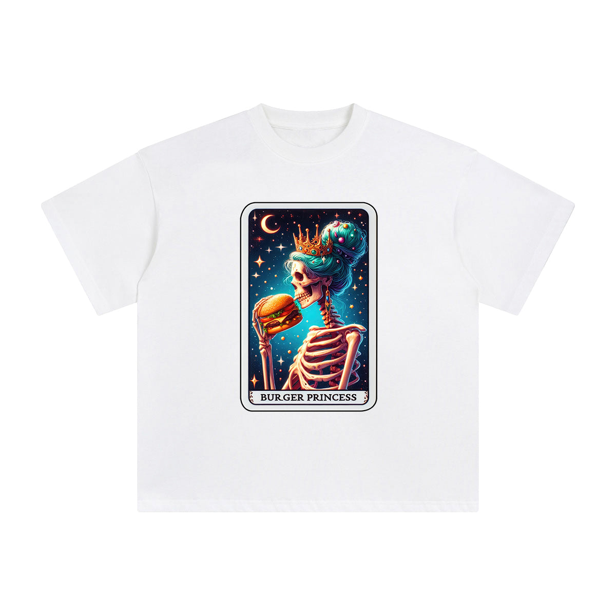 Burger Princess Graphic Tee-INNBLAC Fashion Apparel