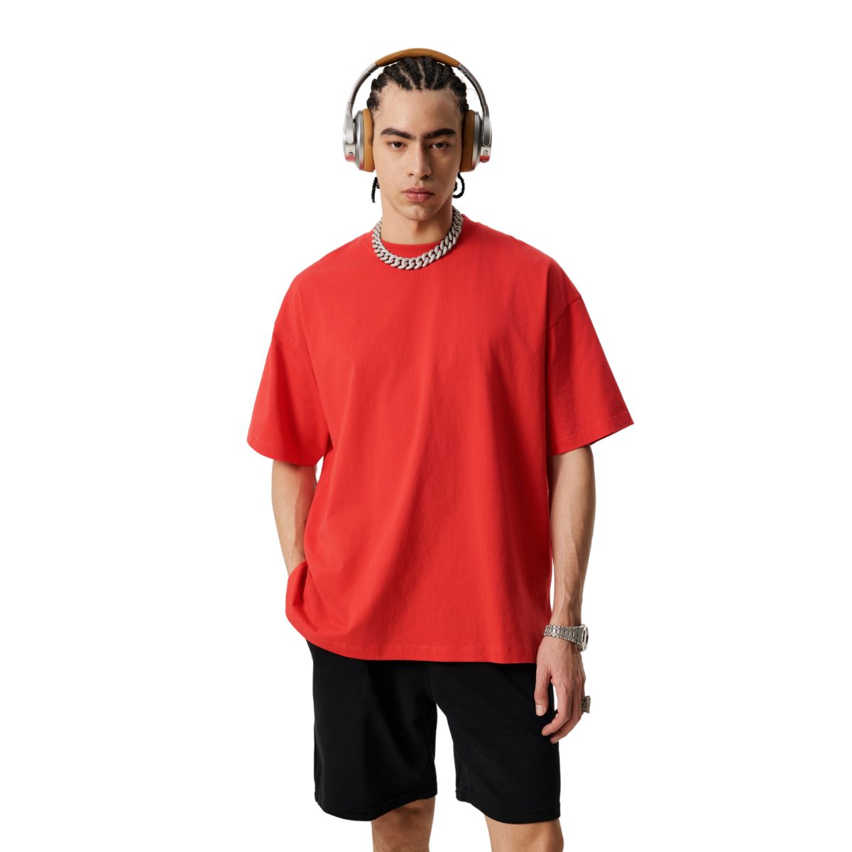 Top de verano fino de manga corta de 5.4 oz