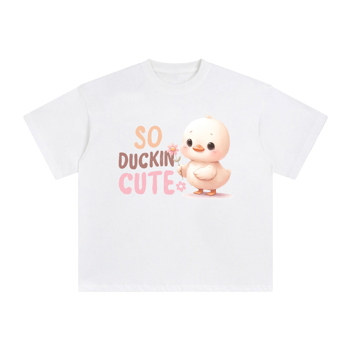 Cute Duckin Graphic Tee-INNBLAC Fashion Apparel