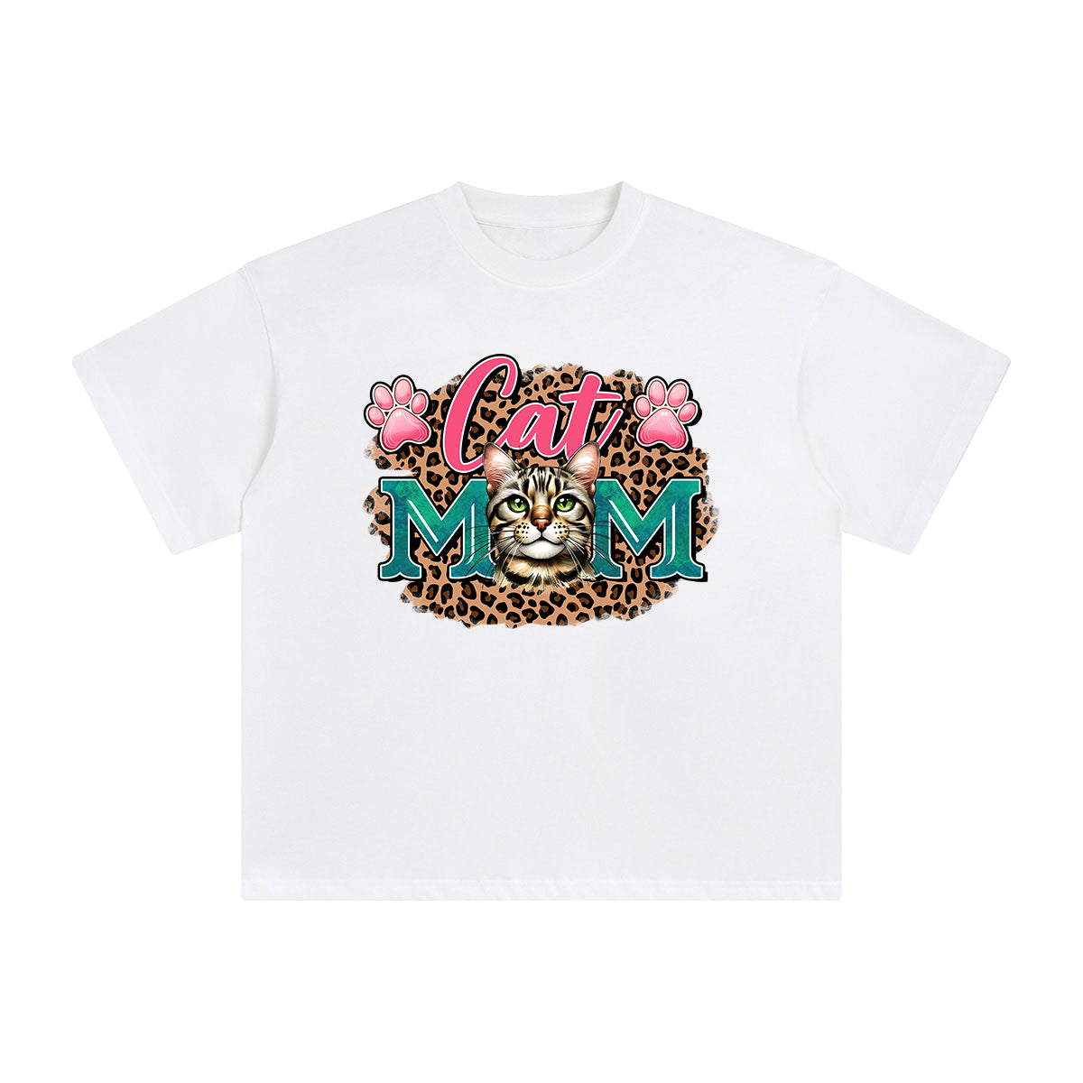 Cat Mom Graphic Tee-INNBLAC Fashion Apparel