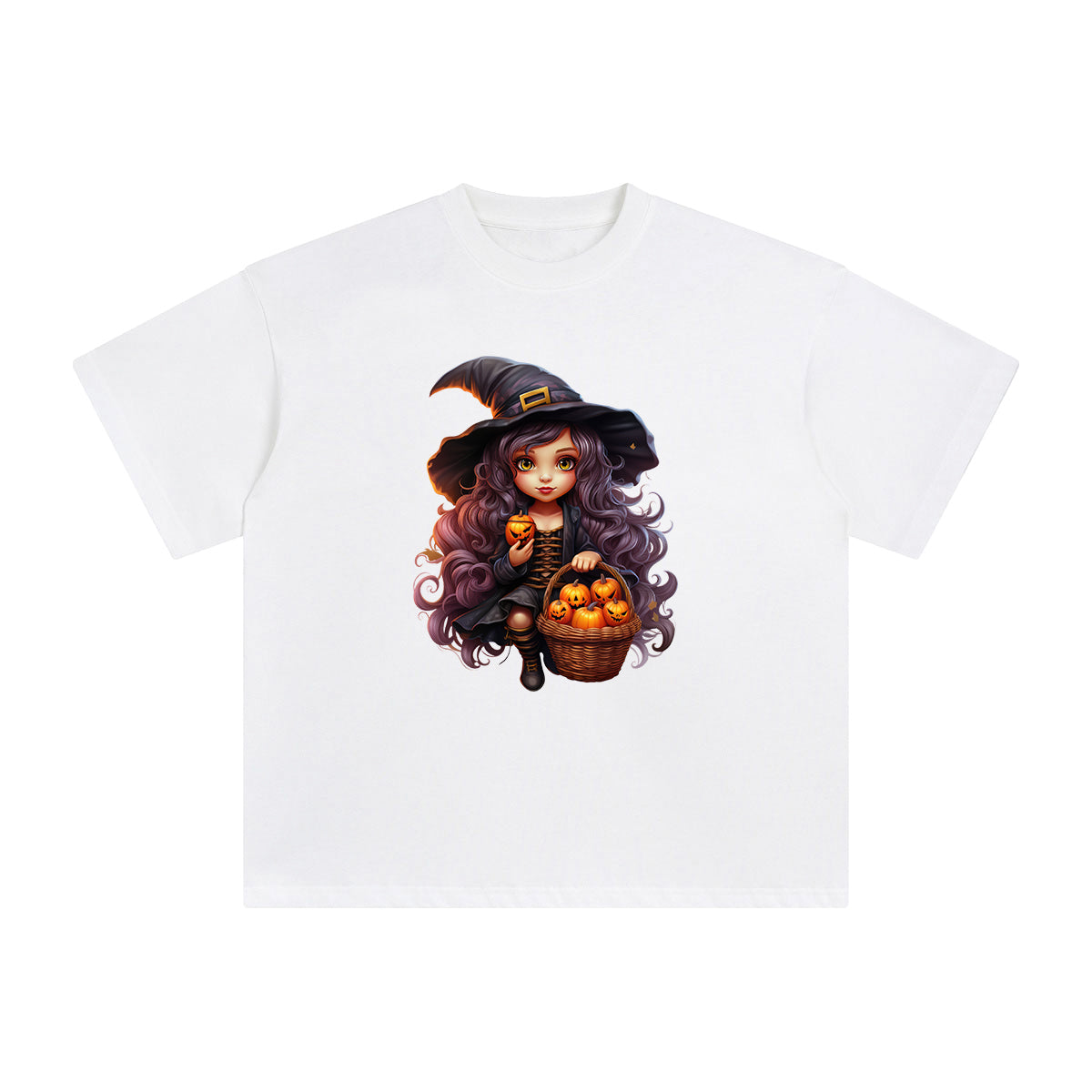 Witch Girl Graphic Tee-INNBLAC Fashion Apparel