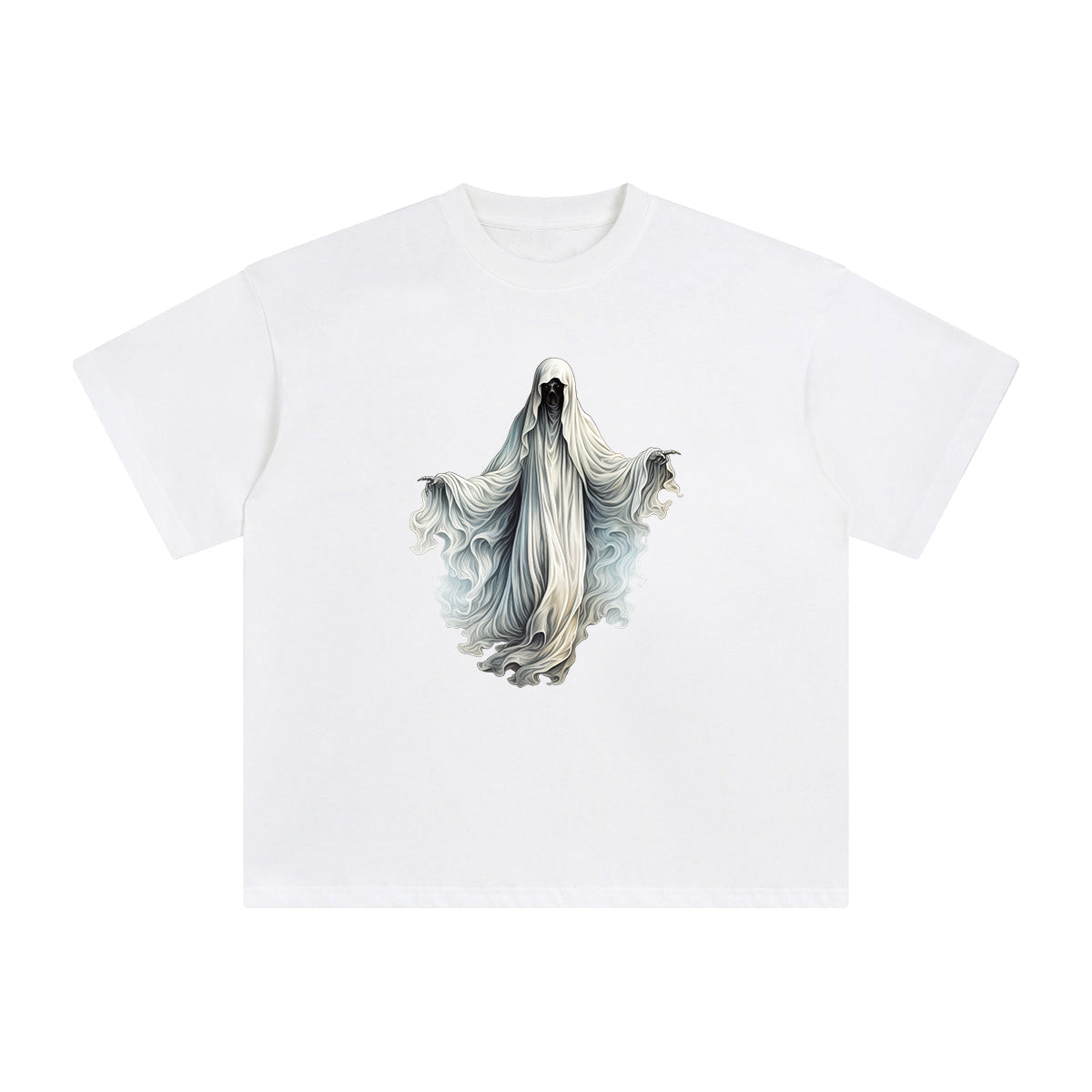 Halloween Ghost Graphic Tee-INNBLAC Fashion Apparel