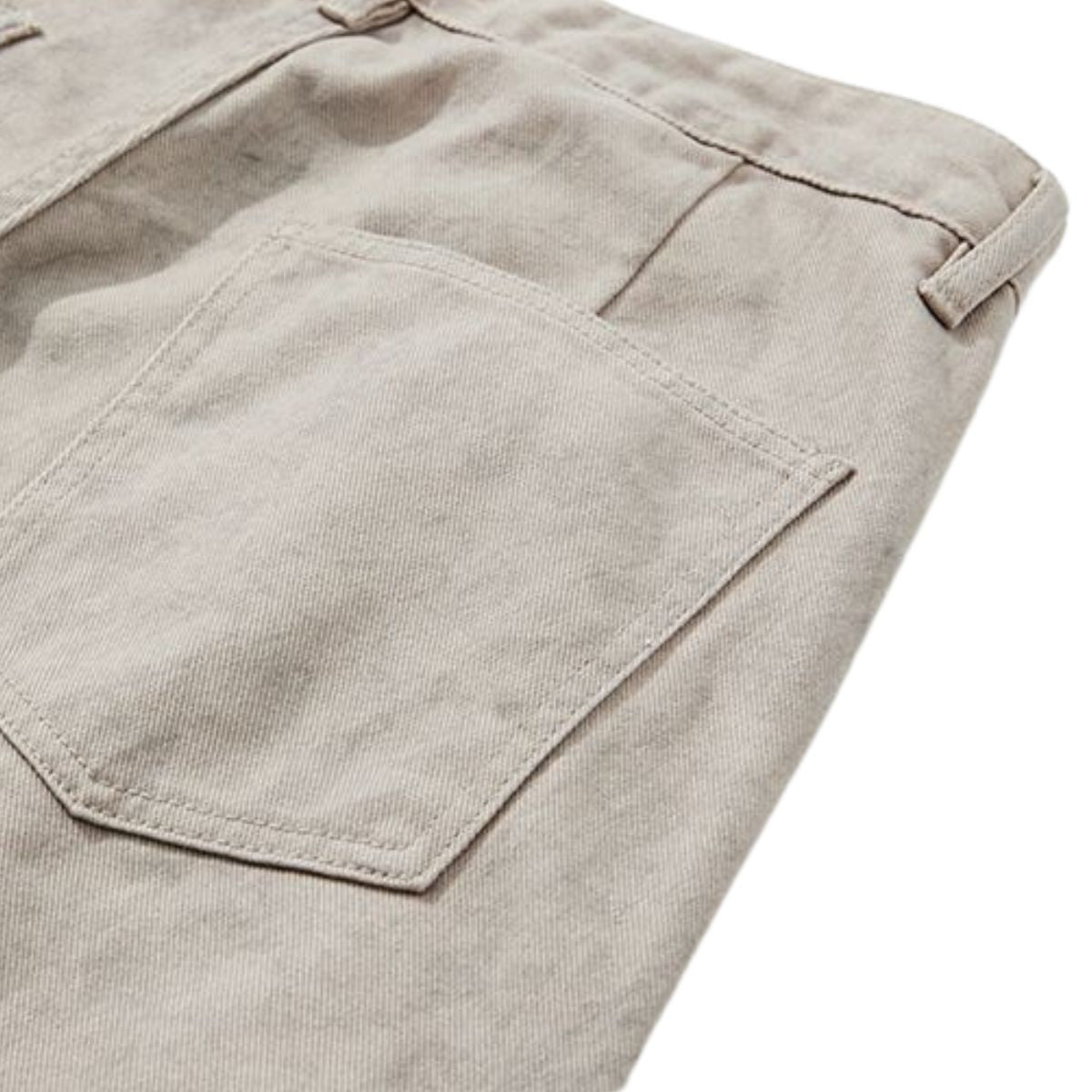 Pantalones cargo de algodón de pierna ancha y corte cropped