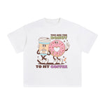Donut & Coffee Graphic Tee-INNBLAC Fashion Apparel