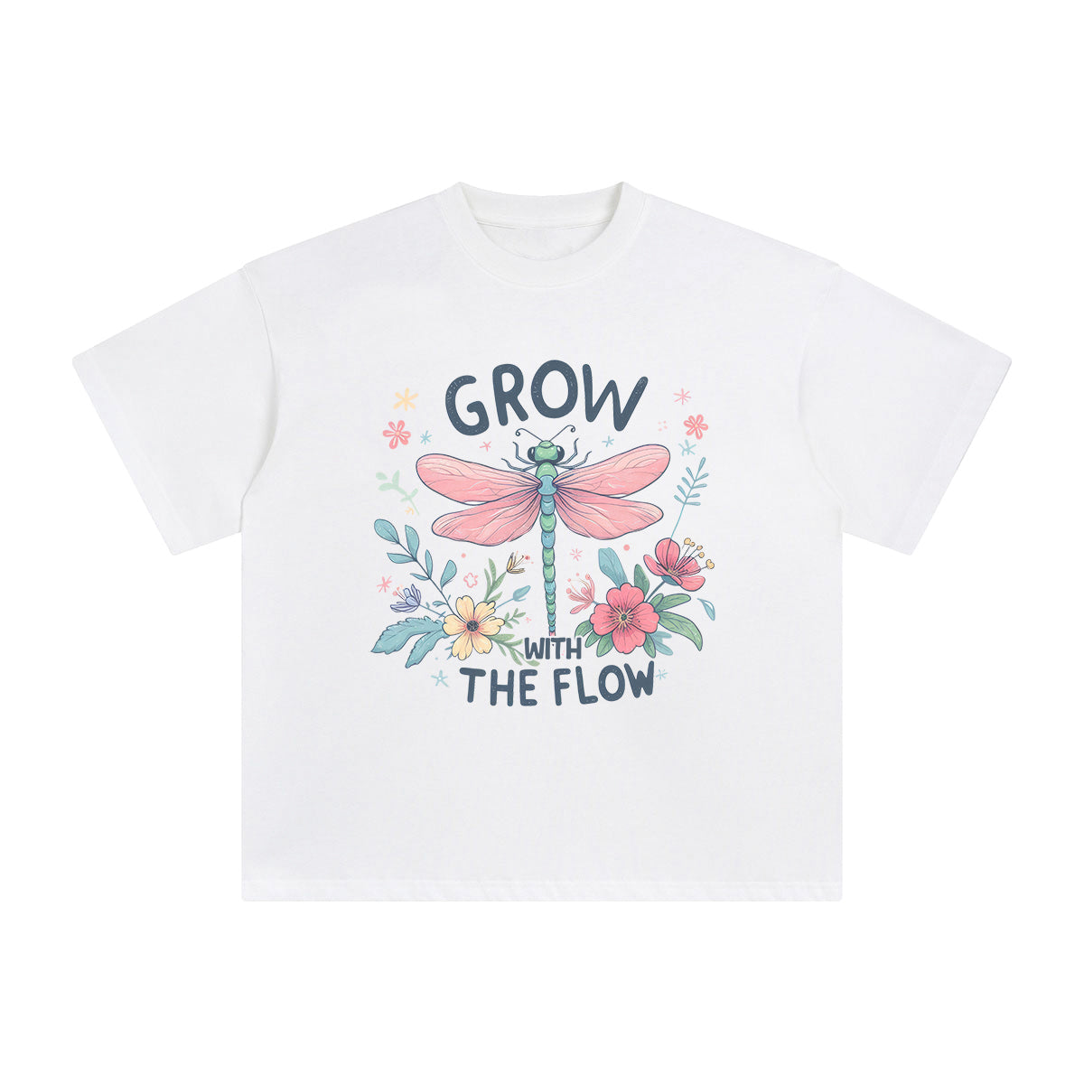 Grow With The Flow Graphic Tee-INNBLAC Fashion Apparel