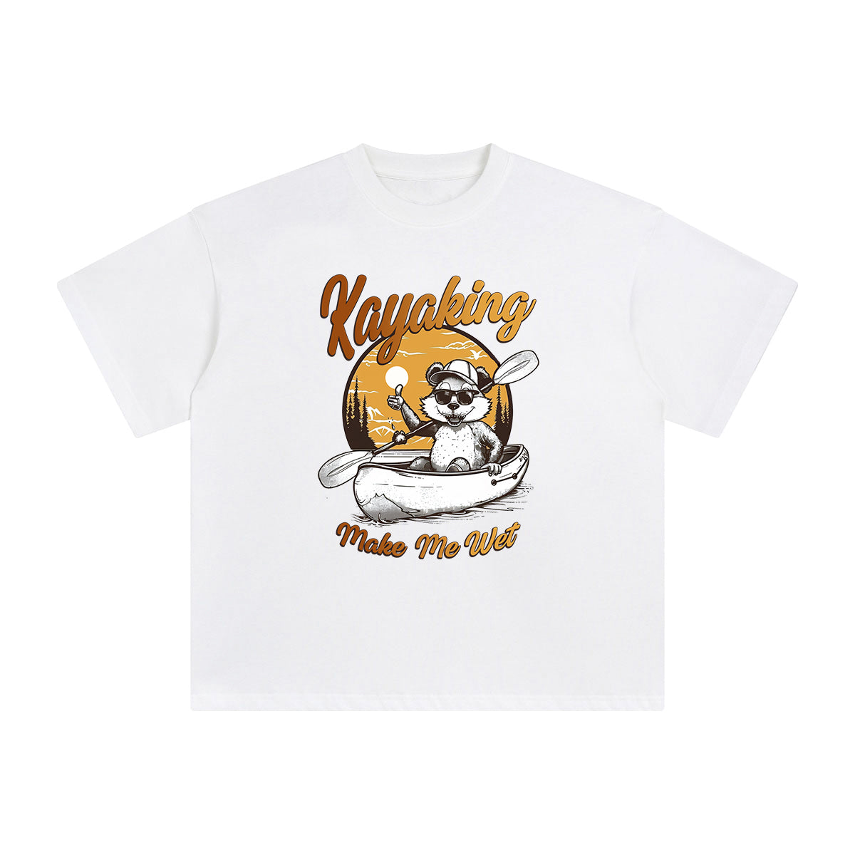 Kayaking Make Me Wet Graphic Tee-INNBLAC Fashion Apparel