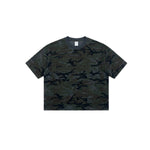 Camiseta destructiva de peso pesado con borde crudo de 10 oz