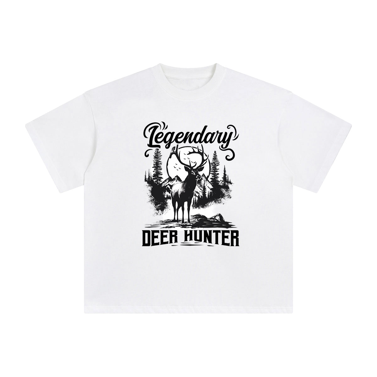 Legendary Deer Hunter Graphic Tee-INNBLAC Fashion Apparel