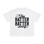 Hey Better Swing Graphic Tee-INNBLAC Fashion Apparel