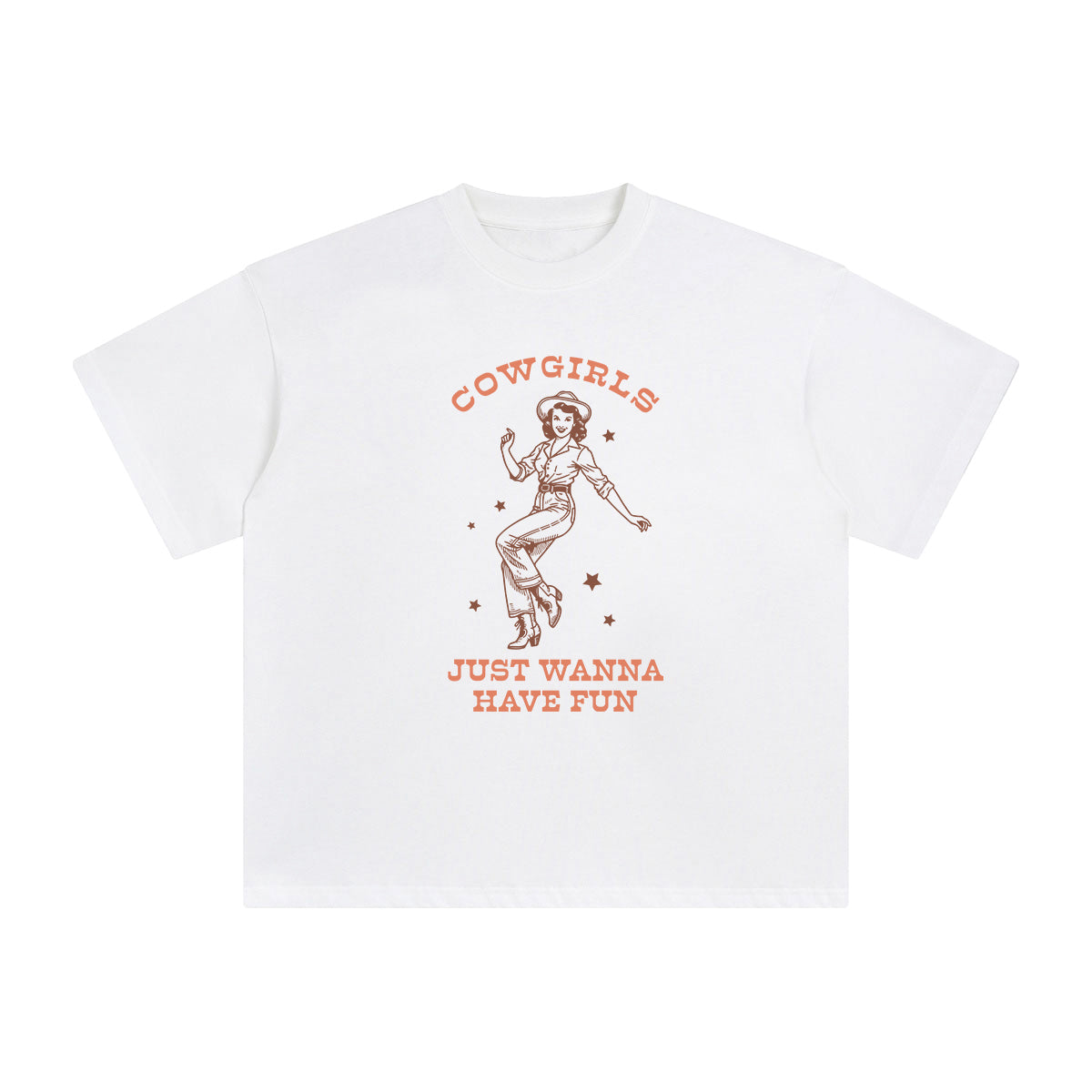 Cowgirls Just Wanna Have Fun Graphic Tee-INNBLAC Fashion Apparel