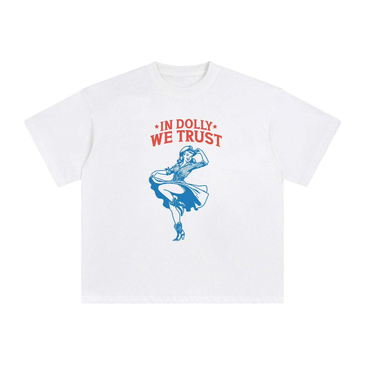 In Dolly We Trust Graphic Tee-INNBLAC Fashion Apparel