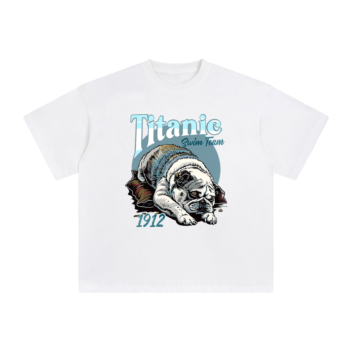 Titanic Swim Team 1912 Graphic Tee-INNBLAC Fashion Apparel