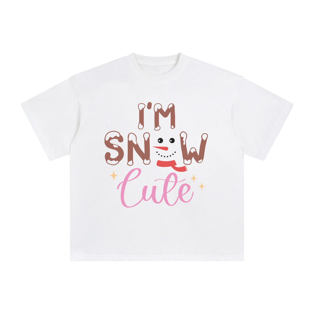 I'm Snow Cute Graphic Tee-INNBLAC Fashion Apparel