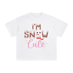 I'm Snow Cute Graphic Tee-INNBLAC Fashion Apparel