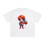 Halloween Boy & Balloons Graphic Tee-INNBLAC Fashion Apparel