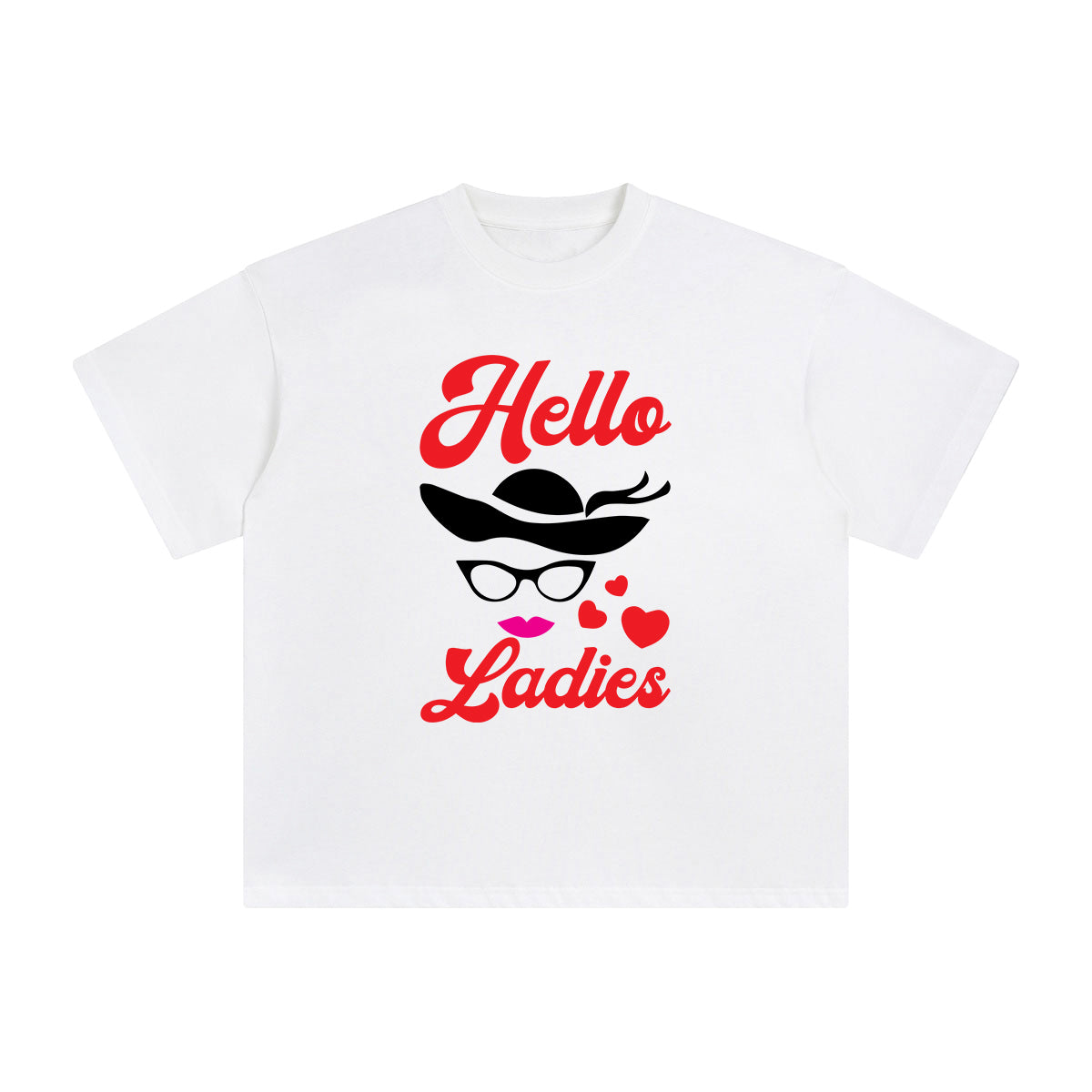 Hello Ladies Graphic Tee-INNBLAC Fashion Apparel