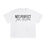 Not Perfect Just Forgiver Graphic Tee-INNBLAC Fashion Apparel