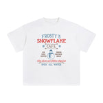 Christmas Snowman Graphic Tee-INNBLAC Fashion Apparel