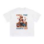 Chill The Fourth Out Graphic Tee-INNBLAC Fashion Apparel