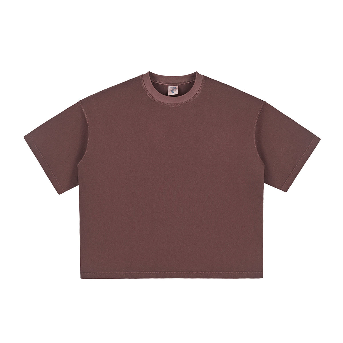 Washed Cotton Boxy T Shirt 7.8oz