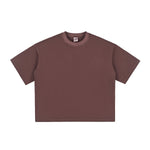 Washed Cotton Boxy T Shirt 7.8oz