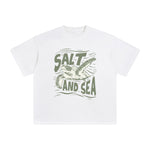 Salt And Sea Turtle Swimming Graphic Tee-INNBLAC Fashion Apparel