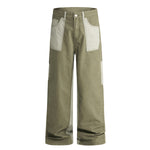 Cargo Contrast Pocket Loose Fit Pants
