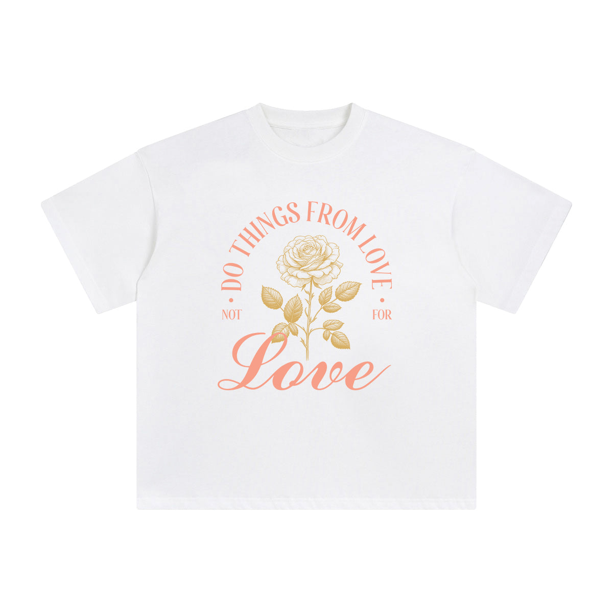 Love Rose Graphic Tee-INNBLAC Fashion Apparel