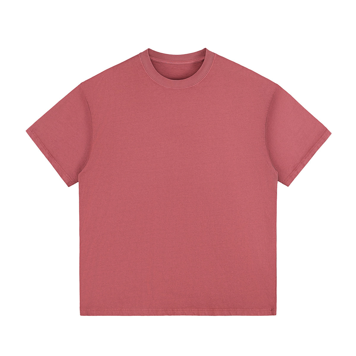 Crew Neck Washed Cotton T Shirt 7.8oz