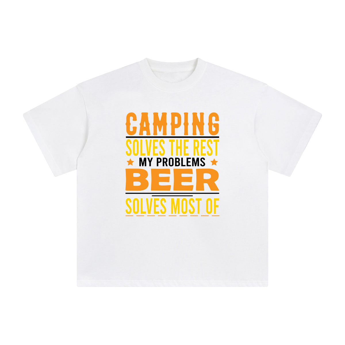 Camping Quote Graphic Tee-INNBLAC Fashion Apparel