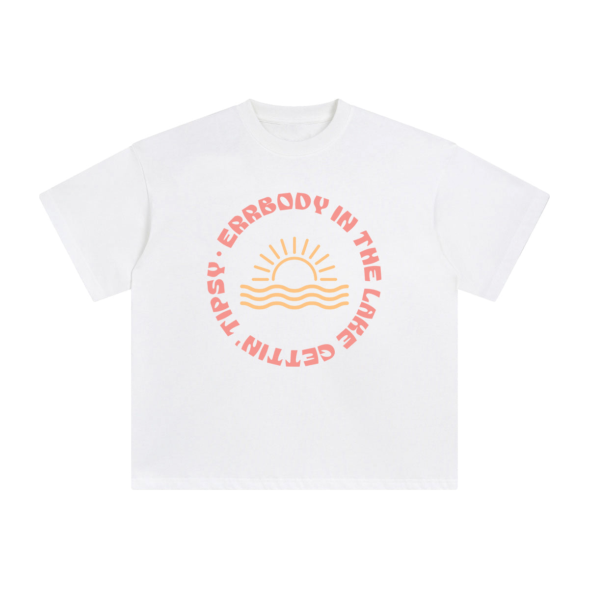 Errbody In The Lake Gettin' Tipsy Graphic Tee-INNBLAC Fashion Apparel