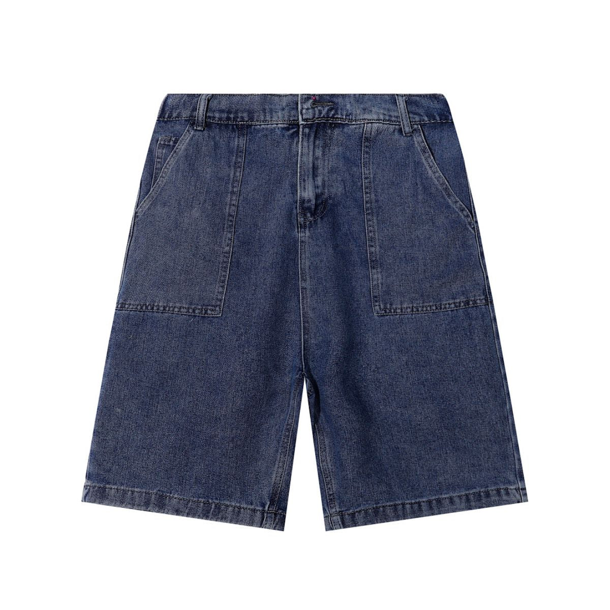 Bermudas con lavado vintage y salpicaduras de tinta