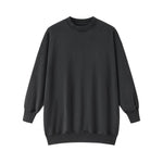 Heavyweight Cotton Washed Vintage Mid‑Length Sweatshirt