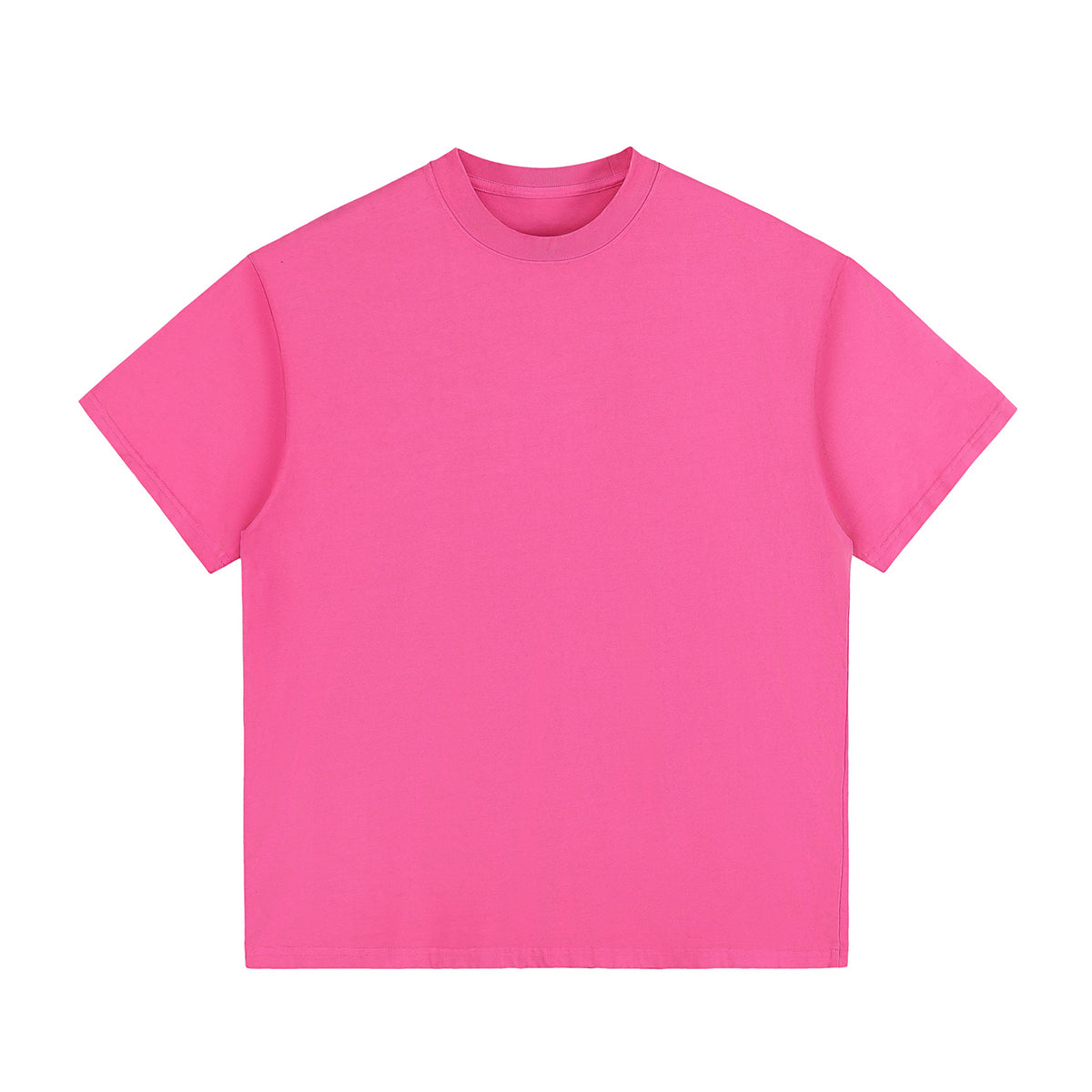 Crew Neck Washed Cotton T Shirt 7.8oz