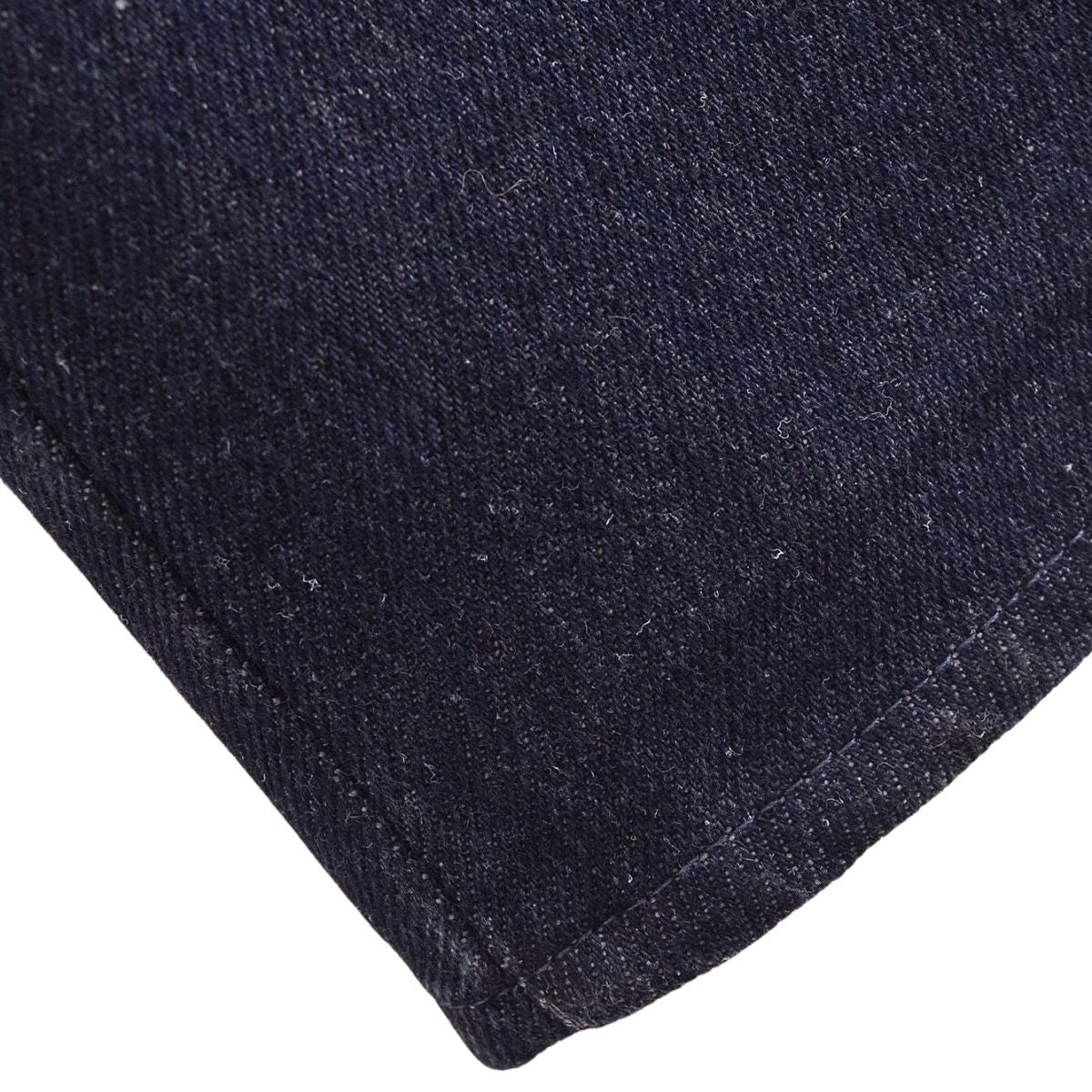 Falda vaquera con bordado de perlas y lavado vintage