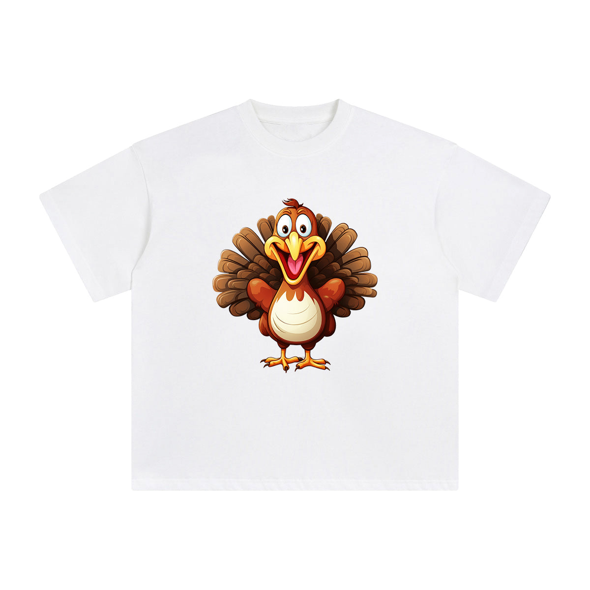 Funny Turkey Graphic Tee-INNBLAC Fashion Apparel