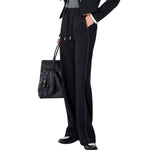 Women's Knit Denim Wide-Leg Pants