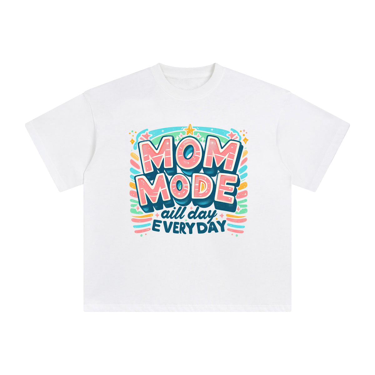 Mom Mode Graphic Tee-INNBLAC Fashion Apparel