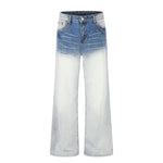 Vintage Washed Slim Flare Jeans