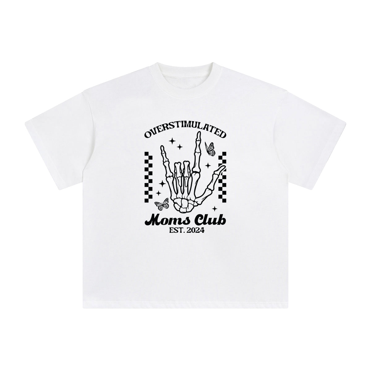Moms Club Graphic Tee-INNBLAC Fashion Apparel